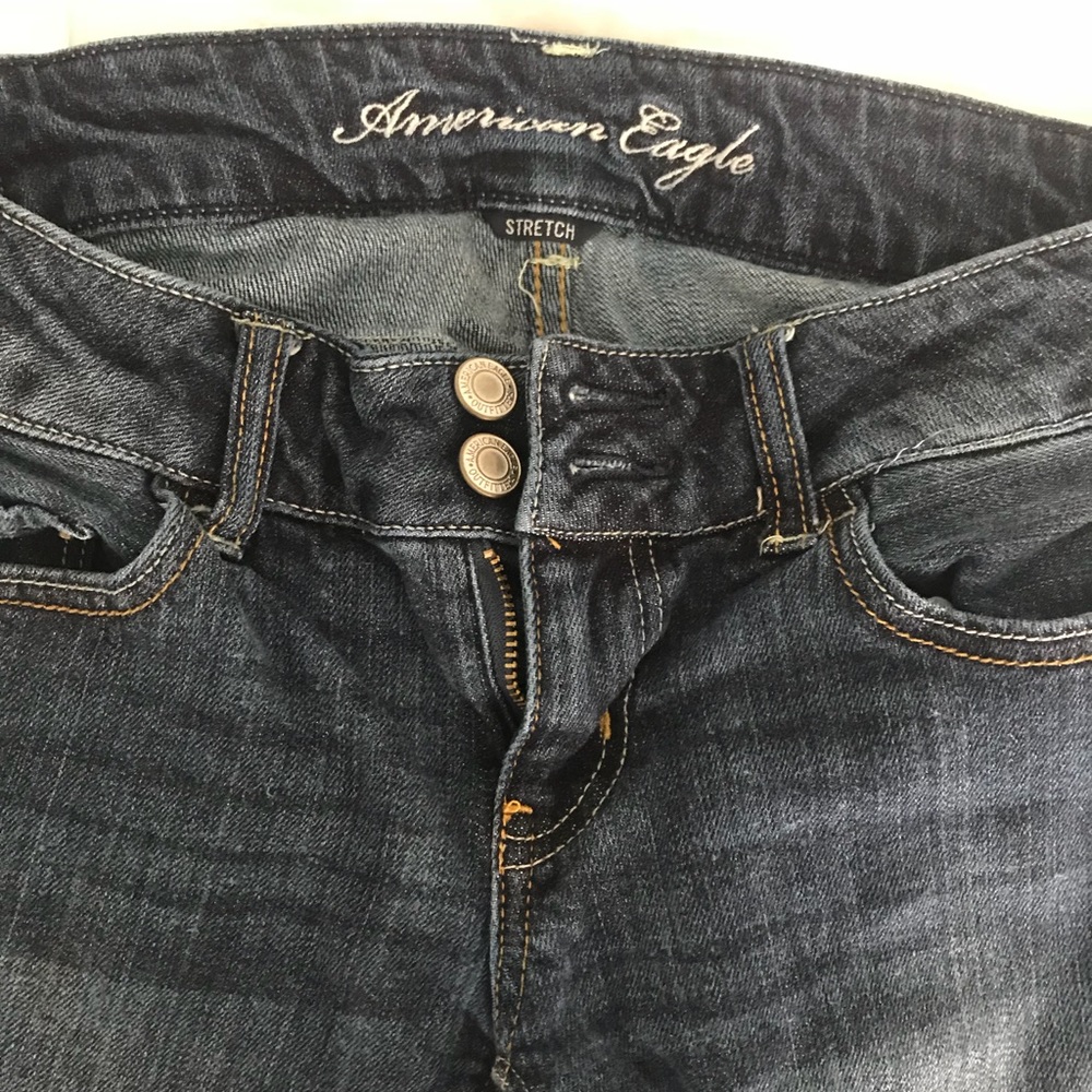 American Eagle Artist Jeans Size 4 Barely Worn - Picture 6 of 6